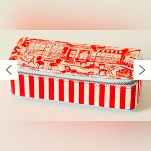 Damson Madder Striped Fabric Jewelry Box